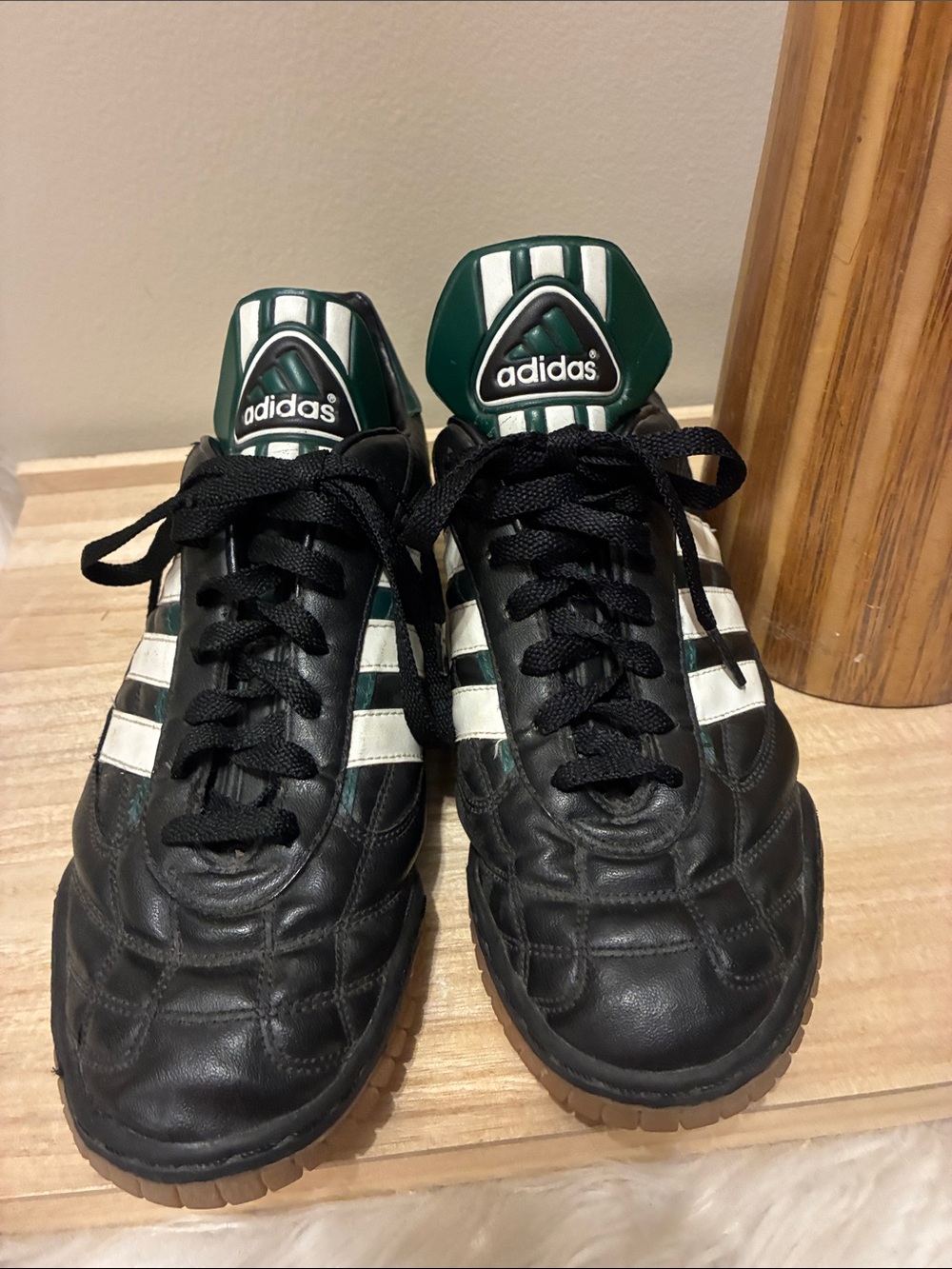 adidas Black & Green Men's Turf Sneakers